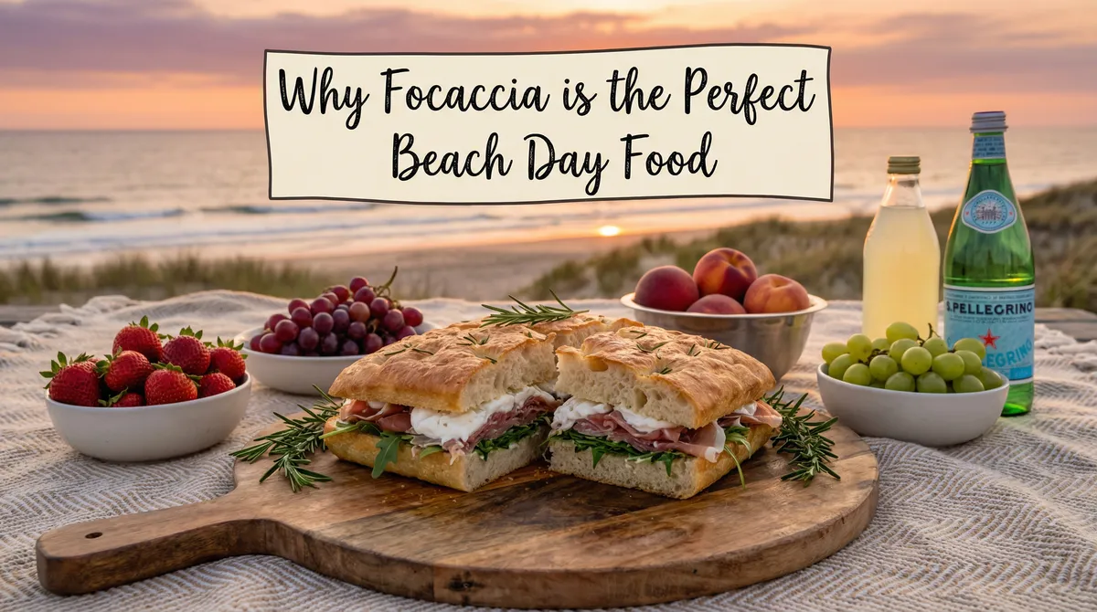 Why Focaccia is the Perfect Beach Day Food